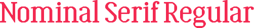 Nominal Serif Regular